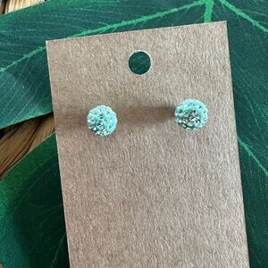 BOGO FREE TIFFANY BLUE CYSTAL STUD EARRINGS